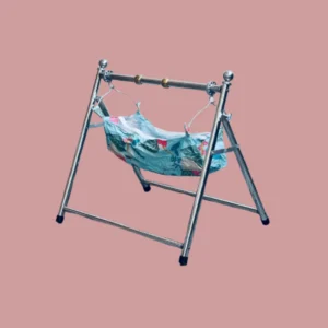 Easy Foldable Baby Cradle Swing of Pure Steel - Image 3