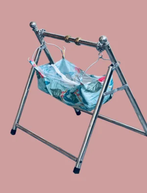 Easy Foldable Baby Cradle Swing of Pure Steel