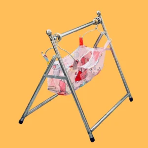 Unfoldable Baby Cradle Swing of Pure Steel