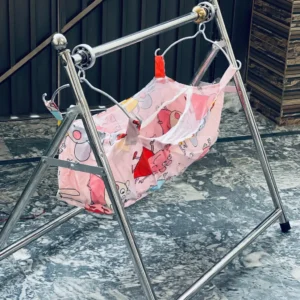 Easy Foldable Baby Cradle Swing of Pure Steel