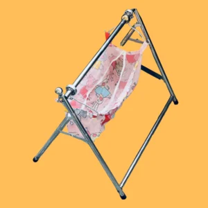 Foldable Baby Cradle Swing of Pure Steel - Image 2